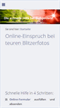 Mobile Screenshot of online-einspruch.de